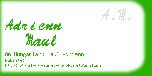 adrienn maul business card